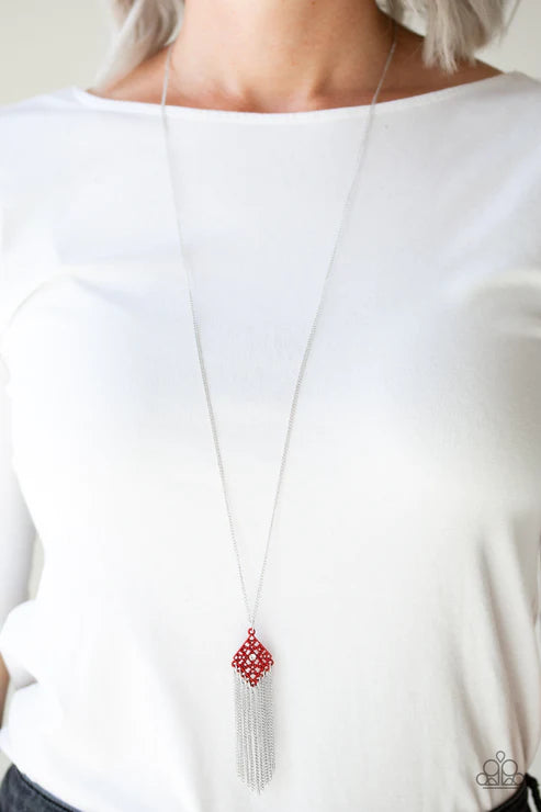 Paparazzi Necklaces - Color Me Capricious - Red