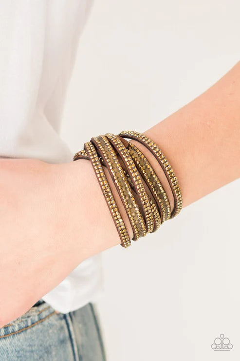 Paparazzi Urban Collection - Rock Star Attitude - Brass