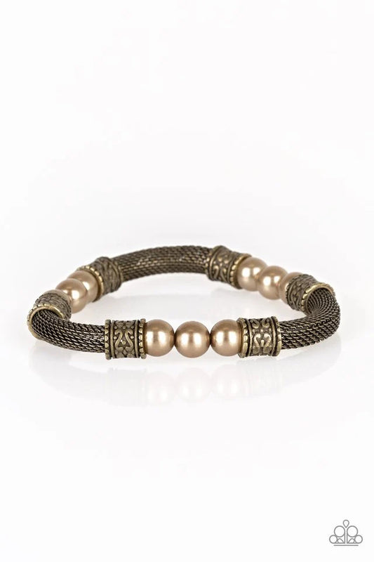 Paparazzi Bracelets - Talk Some Sense! - Brass