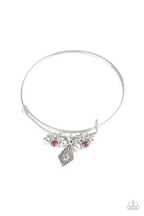 Paparazzi Bracelets - Treasure Charms - Pink