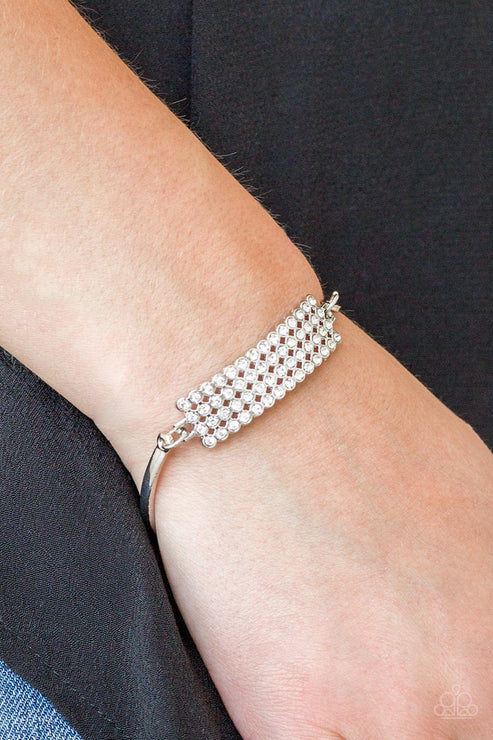 Paparazzi Bracelets - Top-Class Class - White