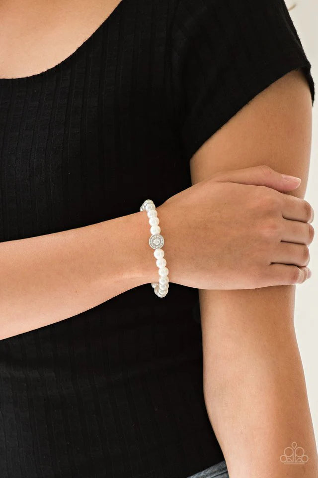 Paparazzi Bracelets - Follow My Lead - White