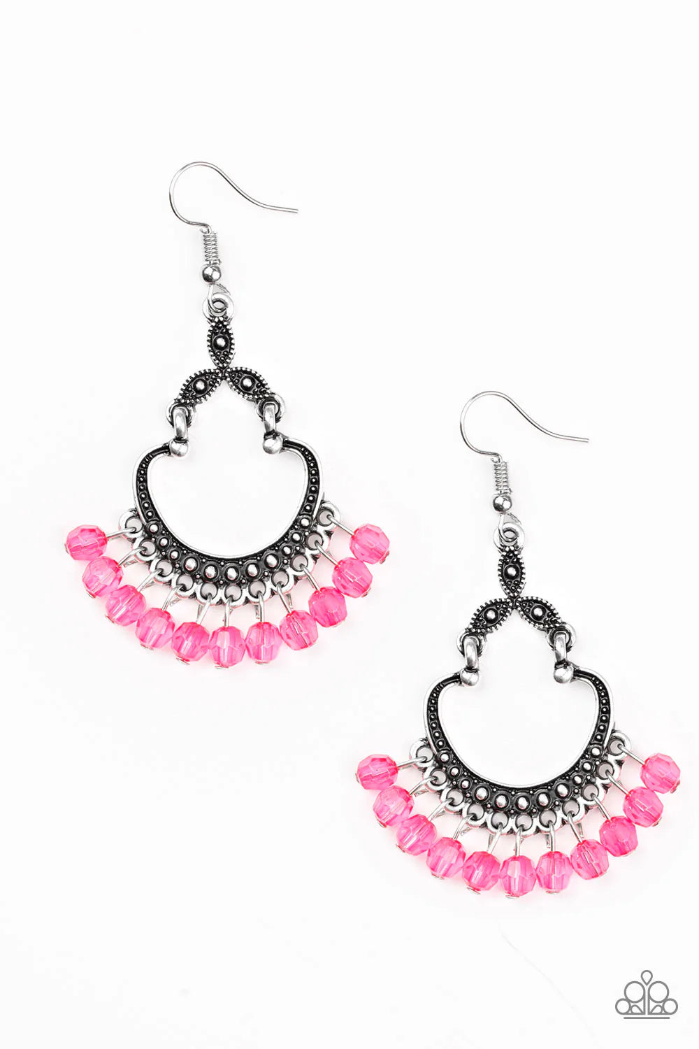 Paparazzi Earrings - Babe Alert - Pink