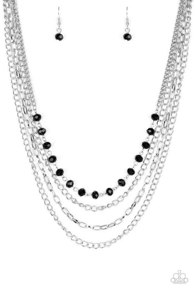 Paparazzi Necklaces - Extravagant Elegance - Black