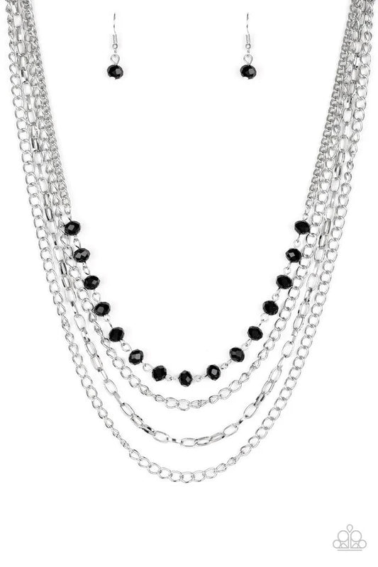 Paparazzi Necklaces - Extravagant Elegance - Black