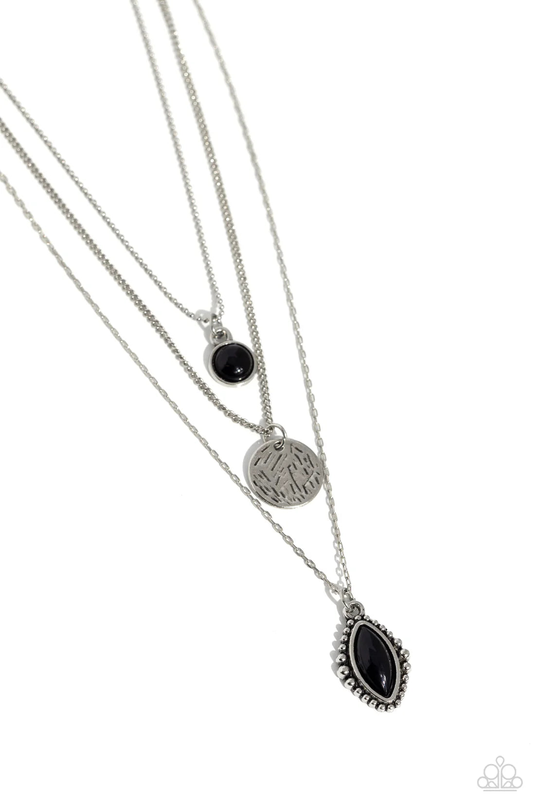 Paparazzi Necklaces - Tide Drifter - Black