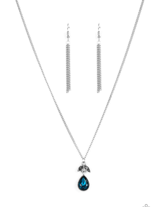 Paparazzi Necklaces - Nice to Meet You - Blue