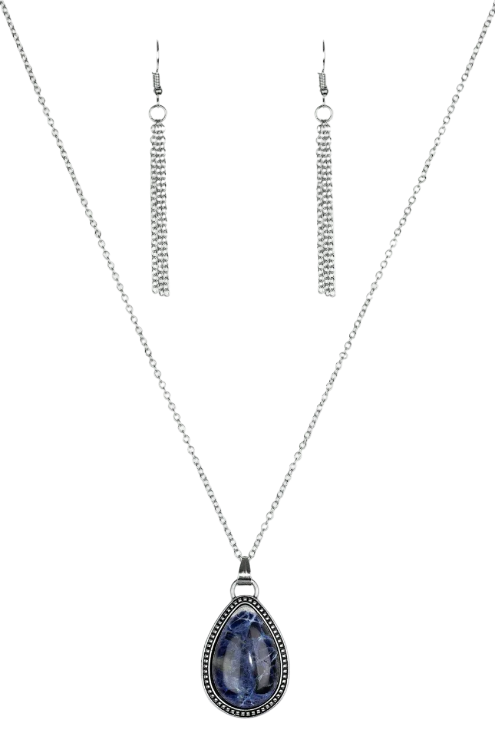 Paparazzi Necklaces - On the Home Frontier - Blue