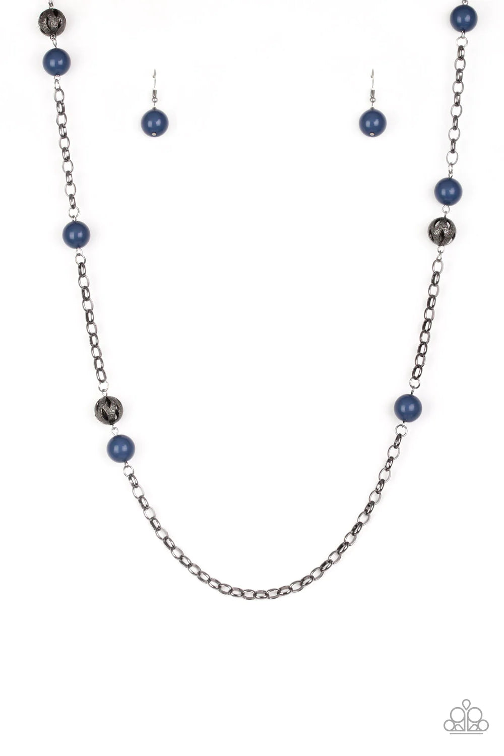 Paparazzi Necklaces - Fashion Fad - Blue