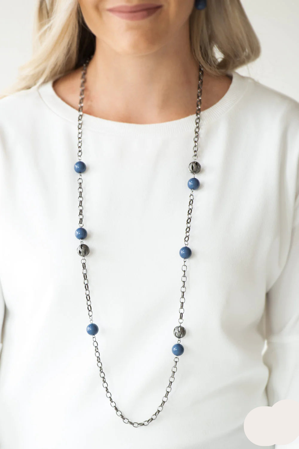 Paparazzi Necklaces - Fashion Fad - Blue
