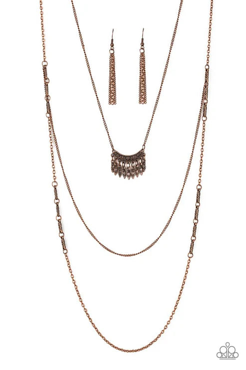 Paparazzi Necklaces - Homestead Harvest - Copper