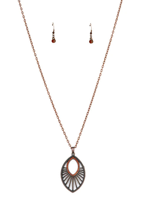 Paparazzi Necklaces - Court Couture - Copper