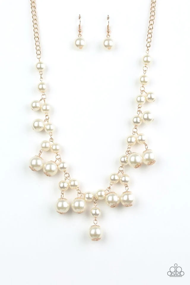 Paparazzi Necklaces - Soon to be Mrs. - Gold