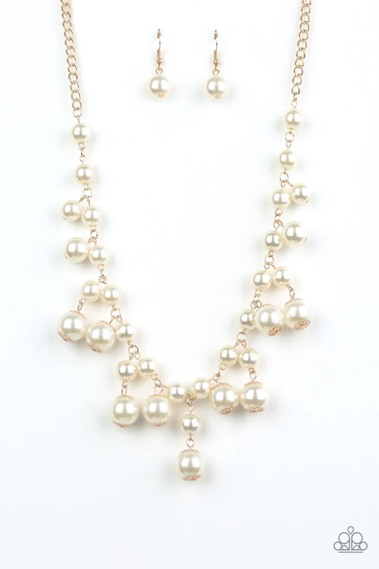 Paparazzi Necklaces - Soon to be Mrs. - Gold