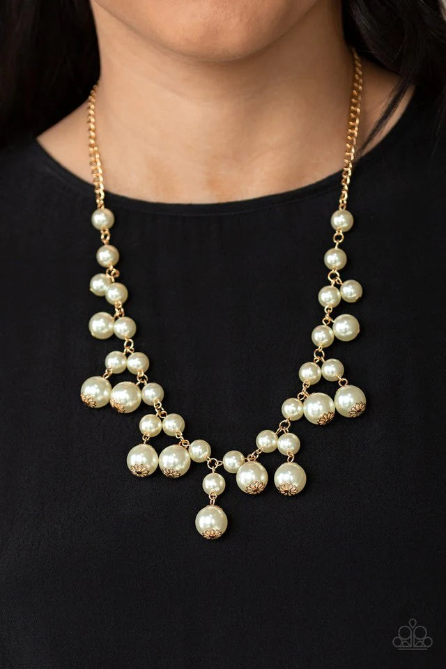 Paparazzi Necklaces - Soon to be Mrs. - Gold