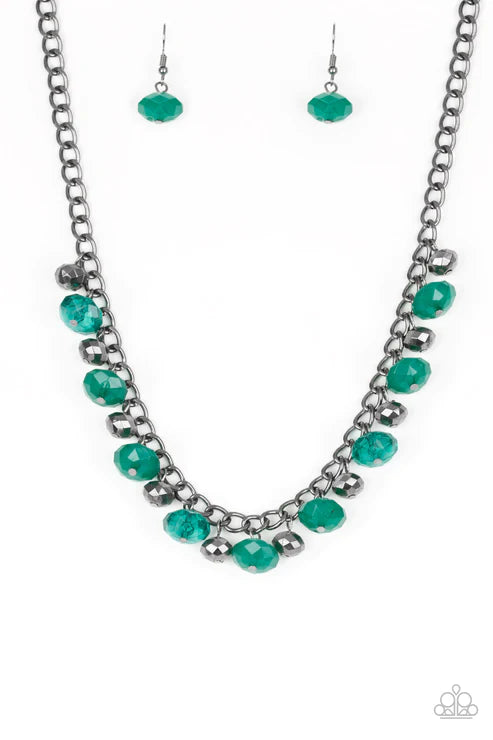 Paparazzi Necklaces - Runway Rebel - Green