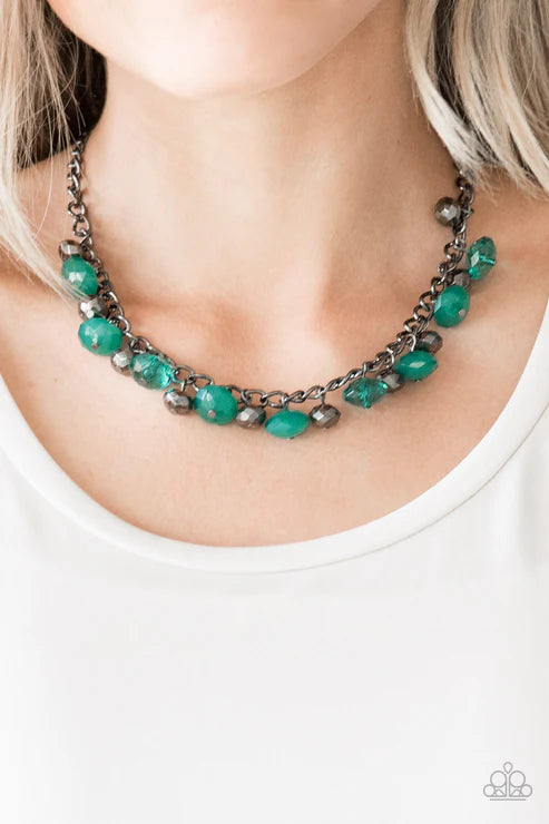 Paparazzi Necklaces - Runway Rebel - Green