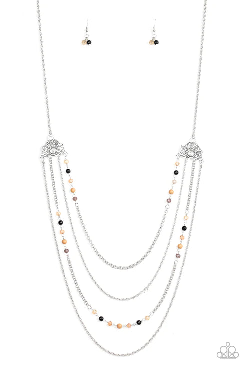 Paparazzi Necklaces - Pharaoh Finesse - Multi