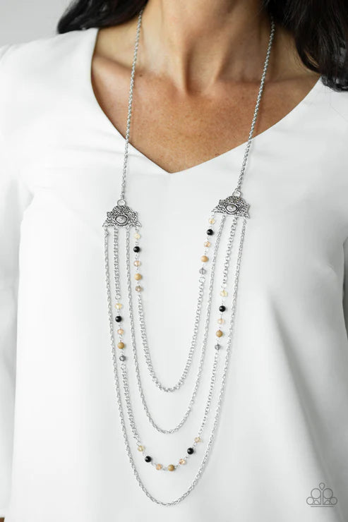 Paparazzi Necklaces - Pharaoh Finesse - Multi