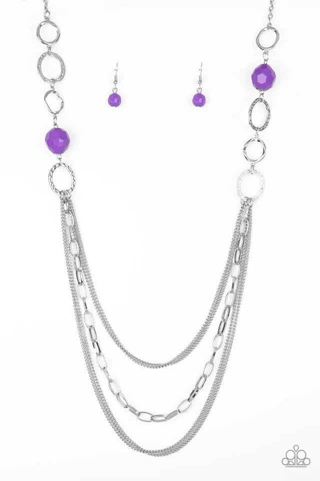 Paparazzi Necklaces - Margarita Masquerades - Purple