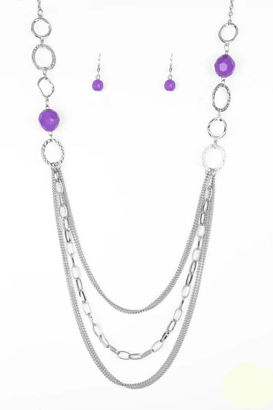 Paparazzi Necklaces - Margarita Masquerades - Purple