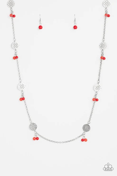 Paparazzi Necklaces - Color Boost - Red