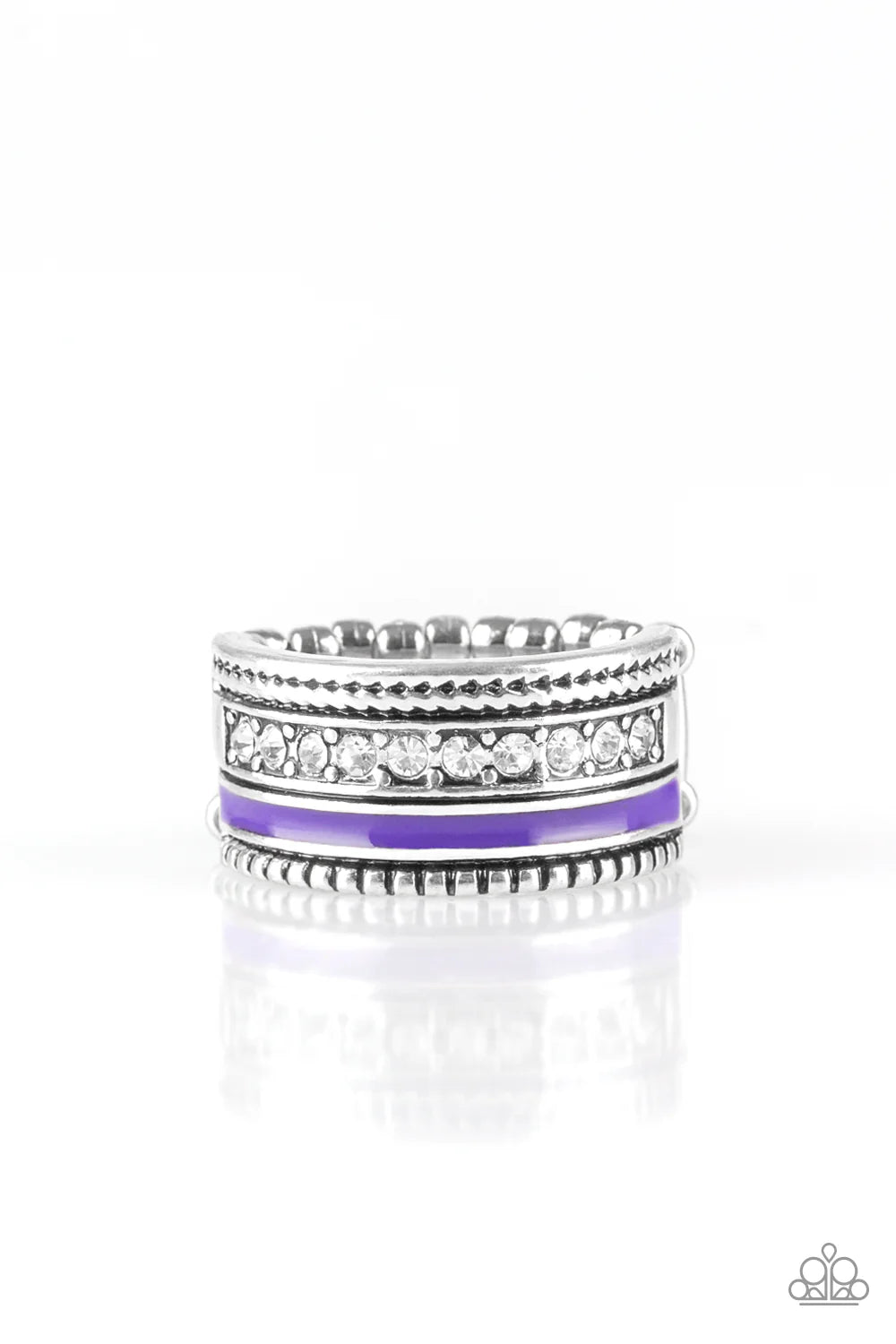 Paparazzi Rings - Rich Rogue - Purple
