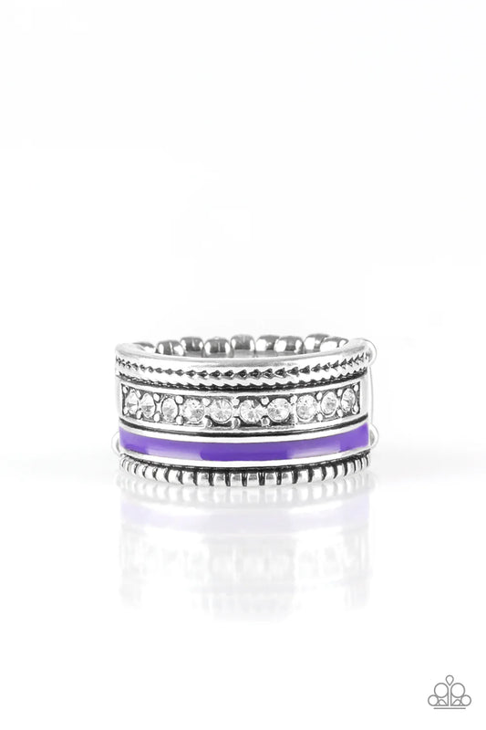 Paparazzi Rings - Rich Rogue - Purple