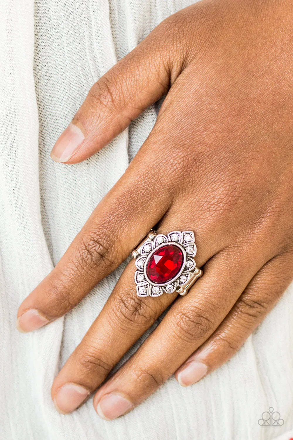 Paparazzi Rings - Power Behind the Throne - Red