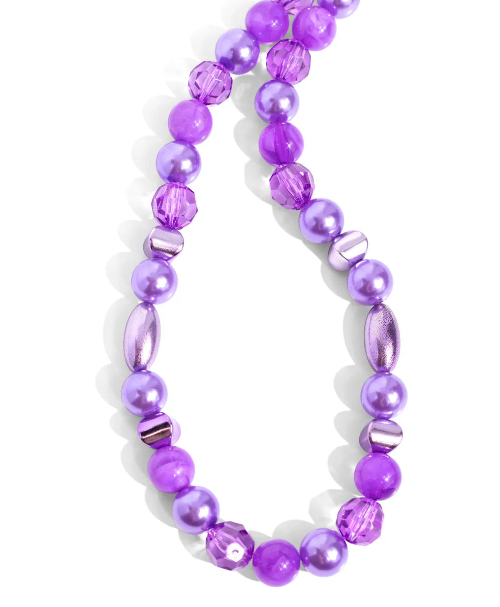 Paparazzi Necklaces - Plentiful Pearls - Purple