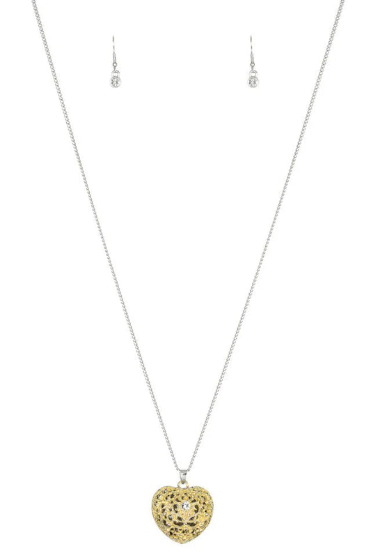 Paparazzi Necklaces - Love is all Around - Yellow