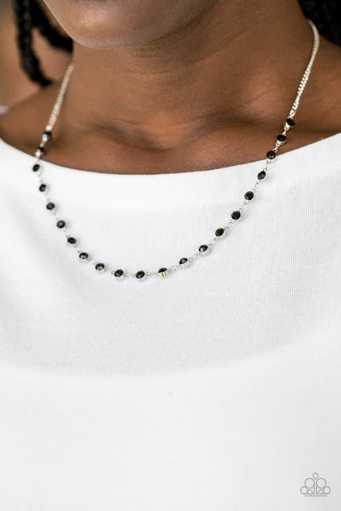 Paparazzi Necklaces - Party Like a Princess - Black