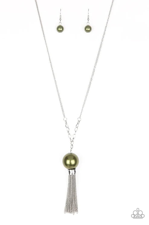Paparazzi Necklaces - Beel of The Ballroom - Green