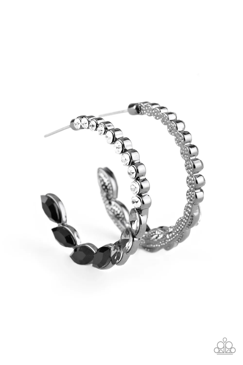 Paparazzi Earrings - Prime Time Princess - Black