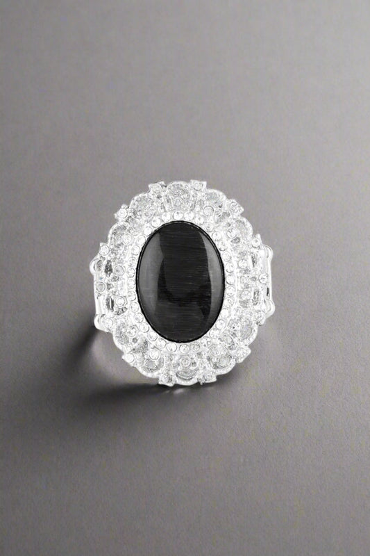 Paparazzi Rings - Baroque the Spell - Black
