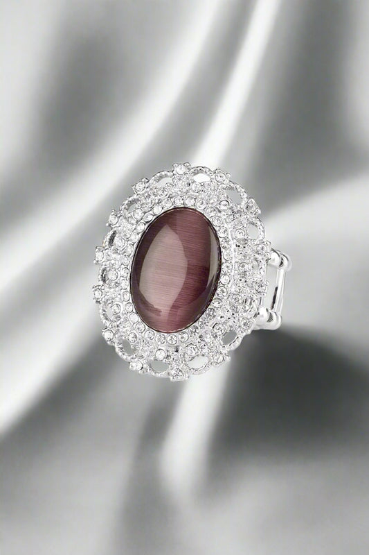 Paparazzi Rings - Baroque the Spell - Purple