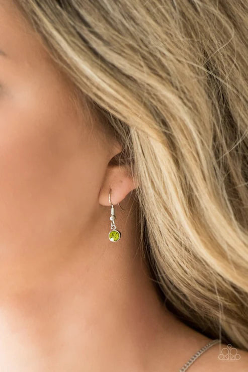 Paparazzi Necklaces - Chicly Centered -Green