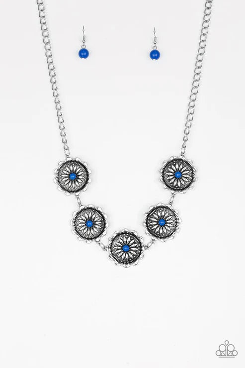 Paparazzi Necklaces - Me-dallions, Myself, and I - Blue
