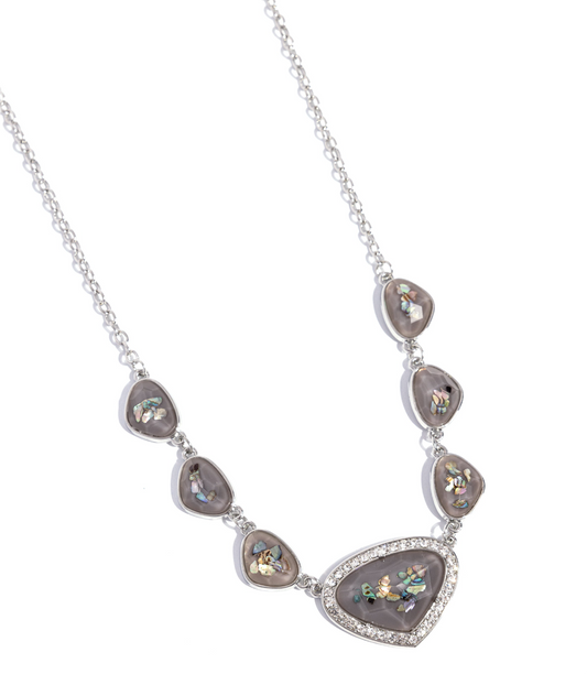 Paparazzi Necklaces - Discreet Dazzle - Silver