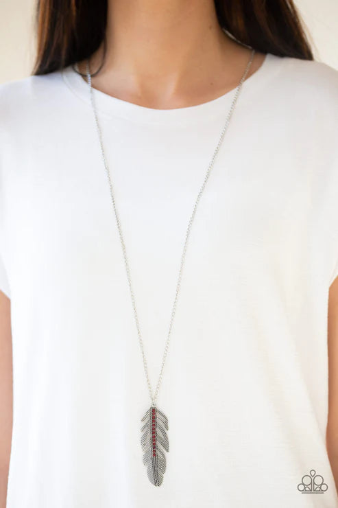 Paparazzi Necklaces - Sky Quest - Red