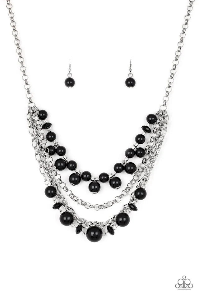 Paparazzi PREORDER Necklaces - Rockin Rockette - Black