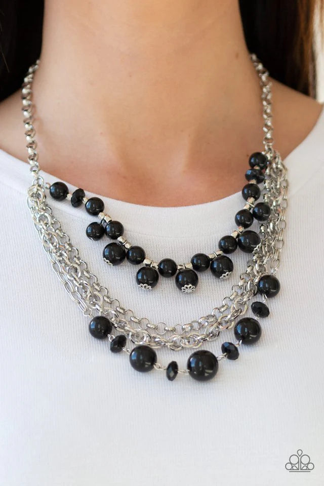 Paparazzi PREORDER Necklaces - Rockin Rockette - Black