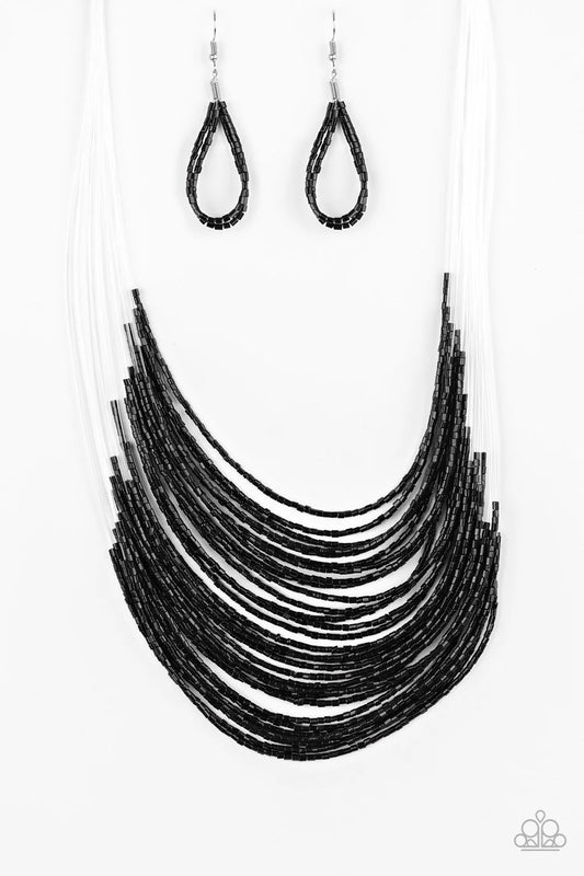 Paparazzi Necklaces - Catwalk Queen - Black
