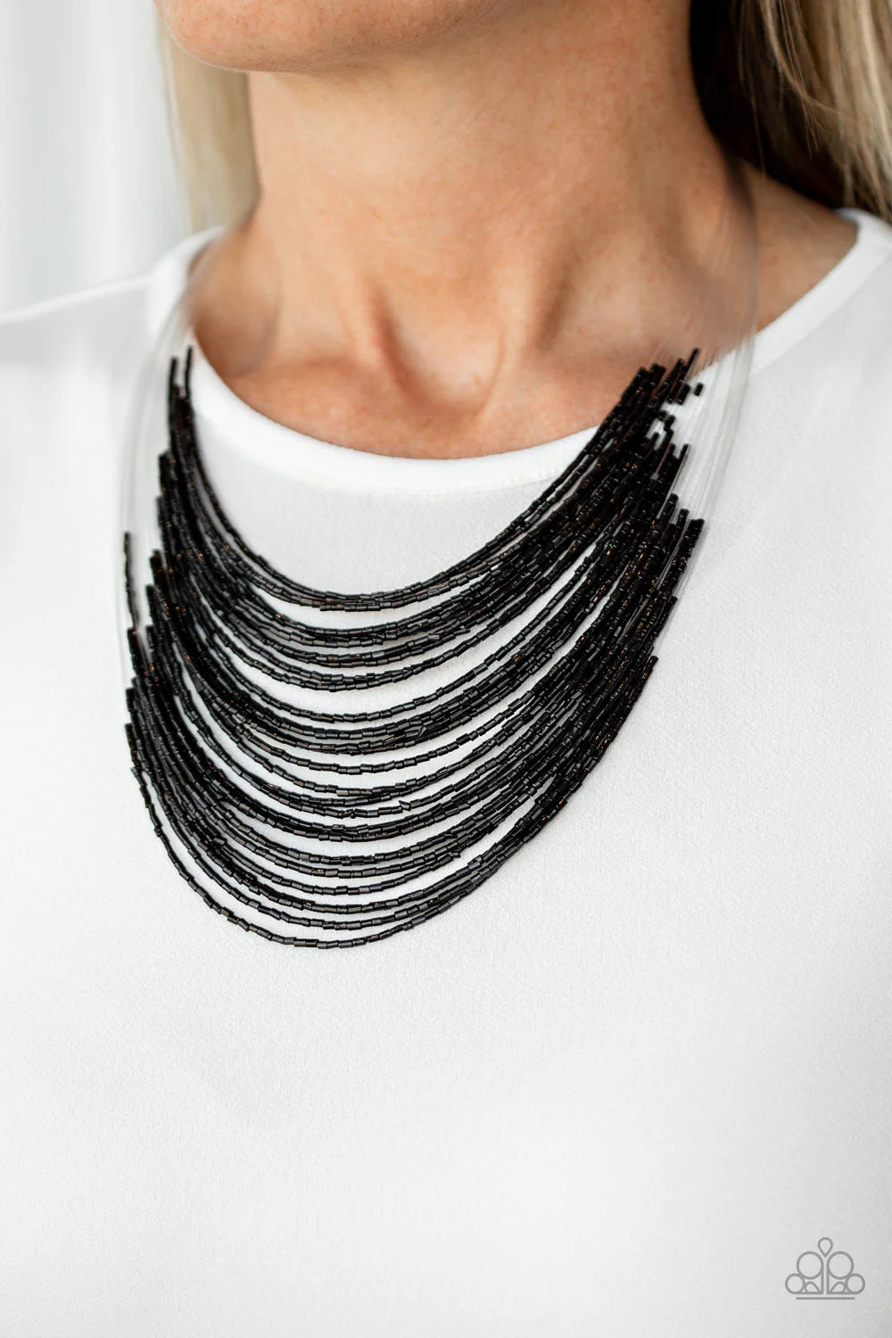Paparazzi Necklaces - Catwalk Queen - Black