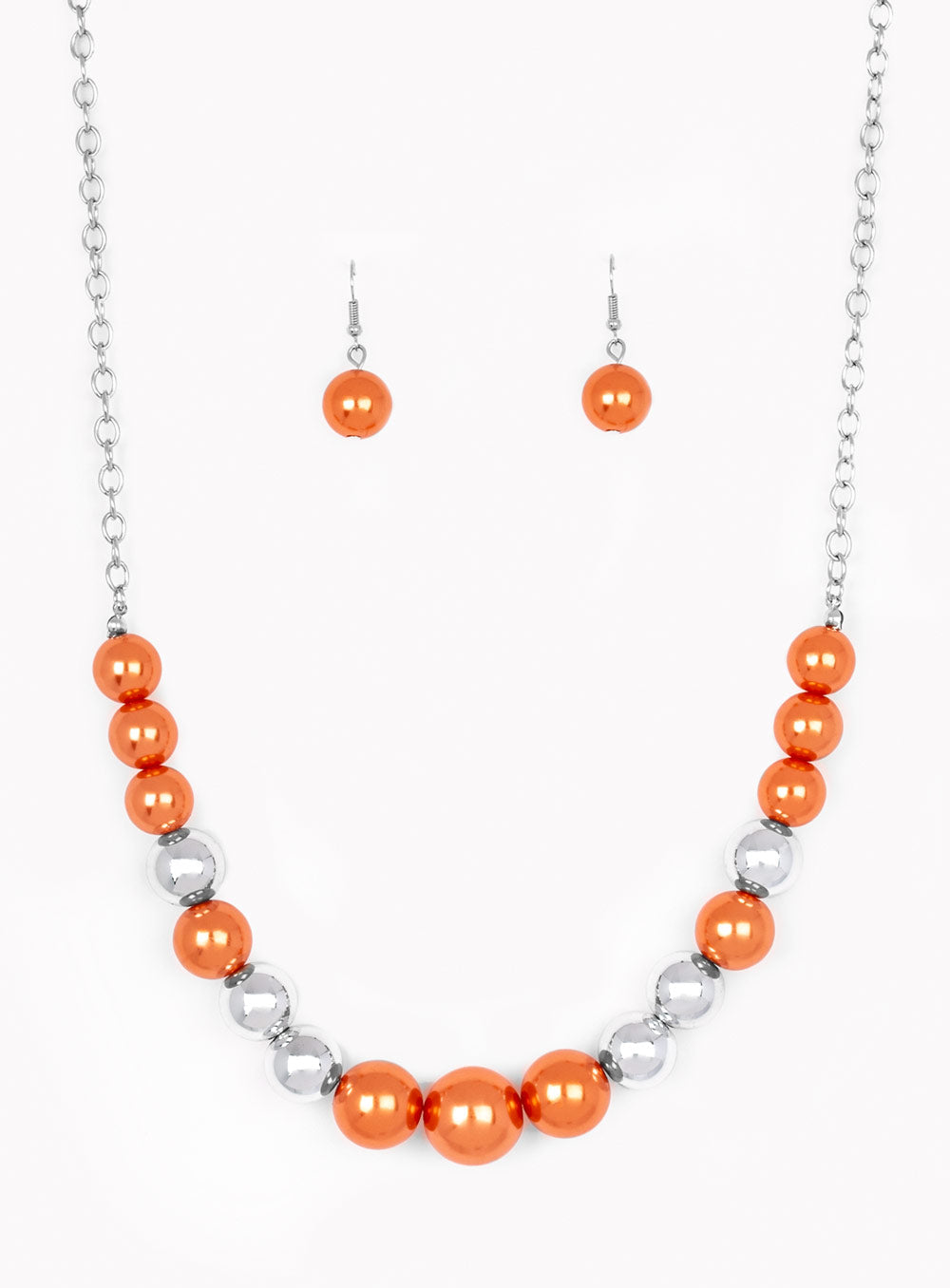 Paparazzi Necklaces - Take Note - Orange