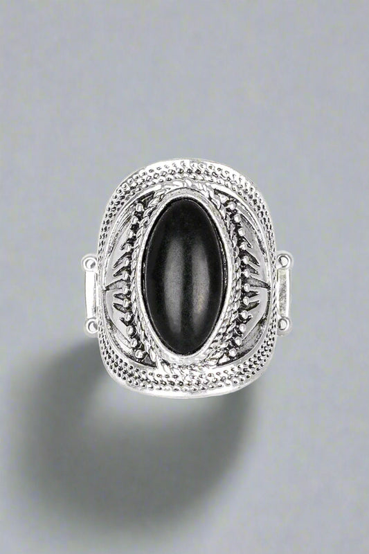 Paparazzi Rings - Ground Ruler - Black