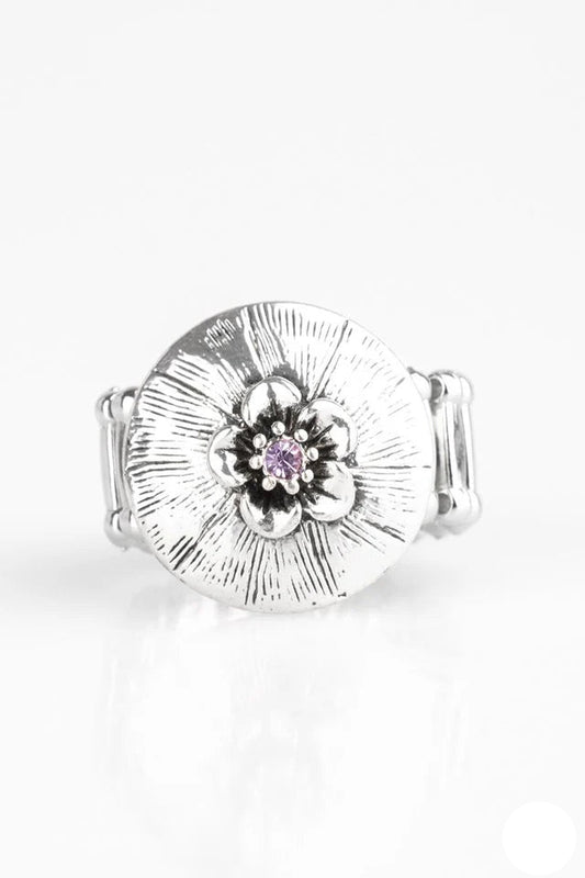 Paparazzi Rings - Blooming Beach Party - Purple
