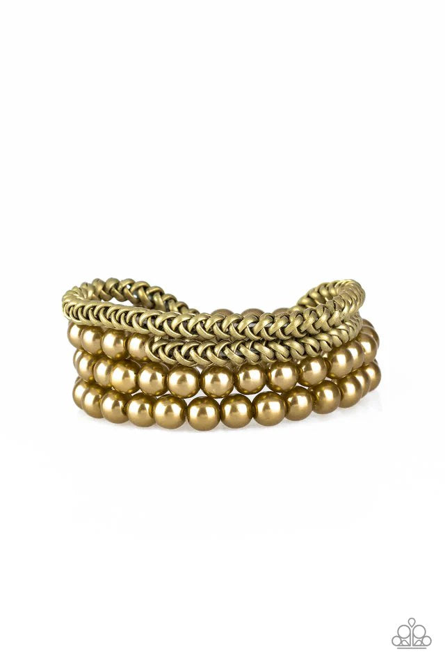 Paparazzi Bracelets - Industrial incognito - Brass