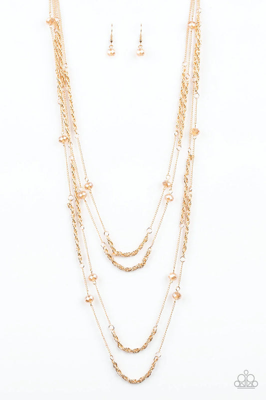 Paparazzi Necklaces - Open For Opulence - Gold