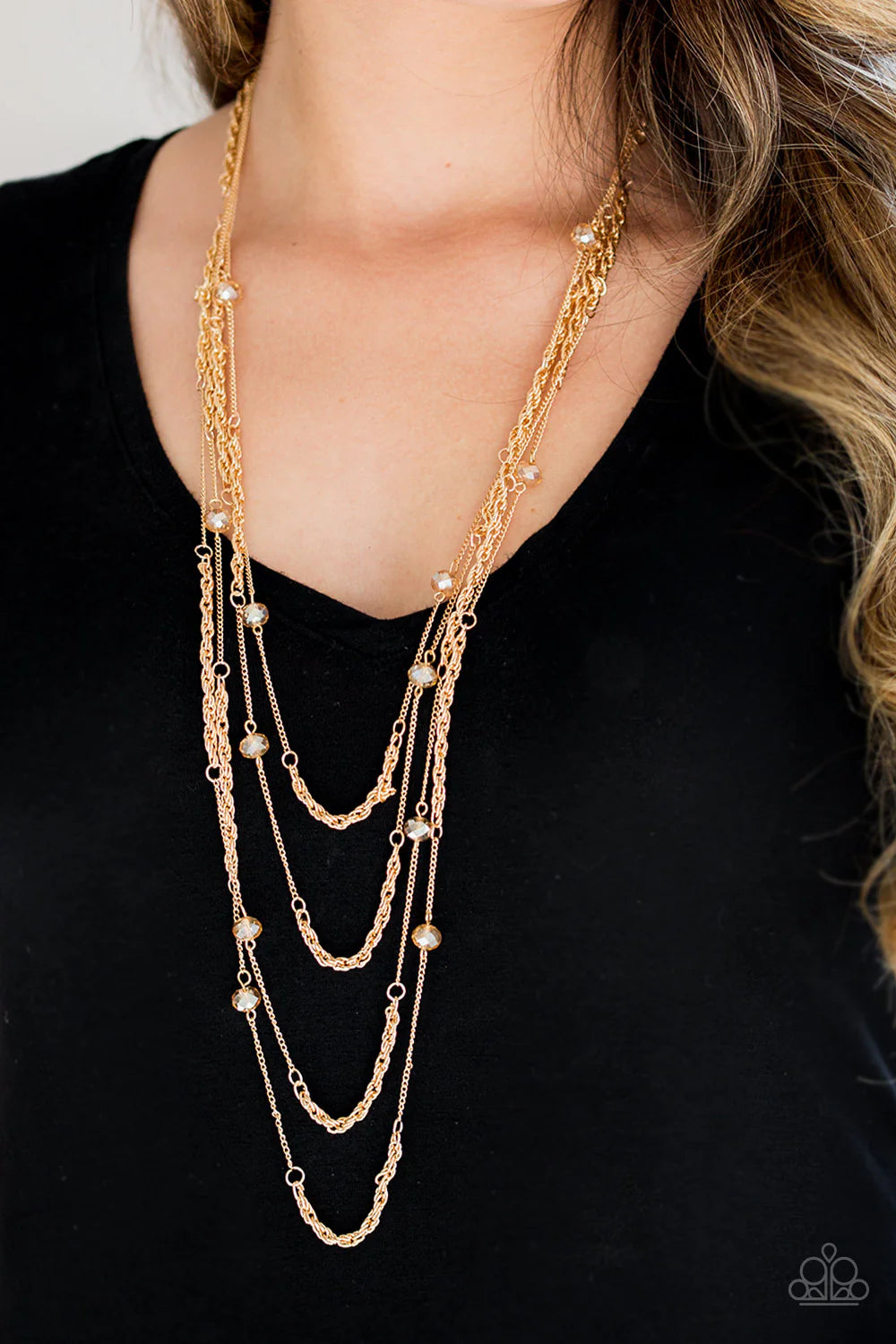 Paparazzi Necklaces - Open For Opulence - Gold